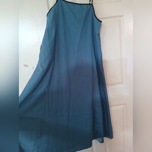 Elegant Blue Sleeveless Dress